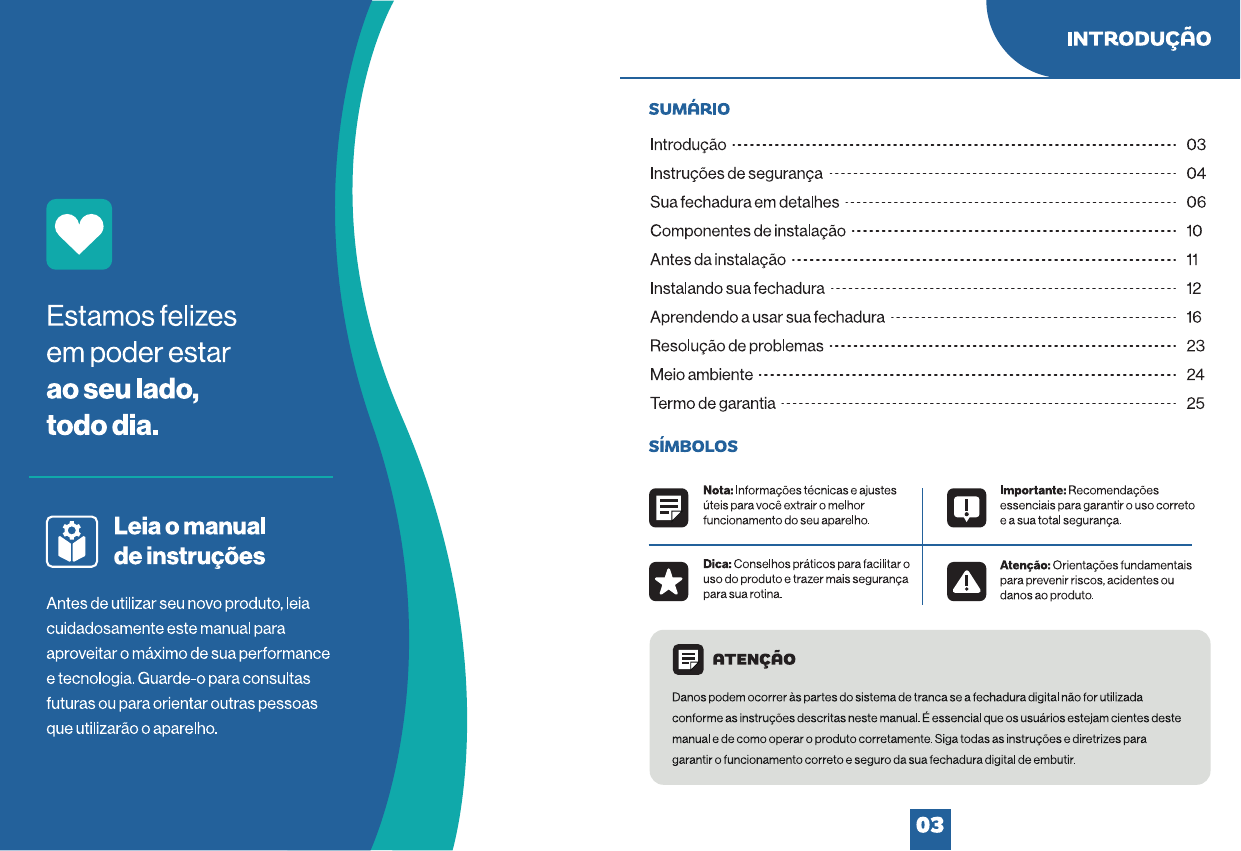 Manual Fechadura Digital FDN 110 — página 2 de 13