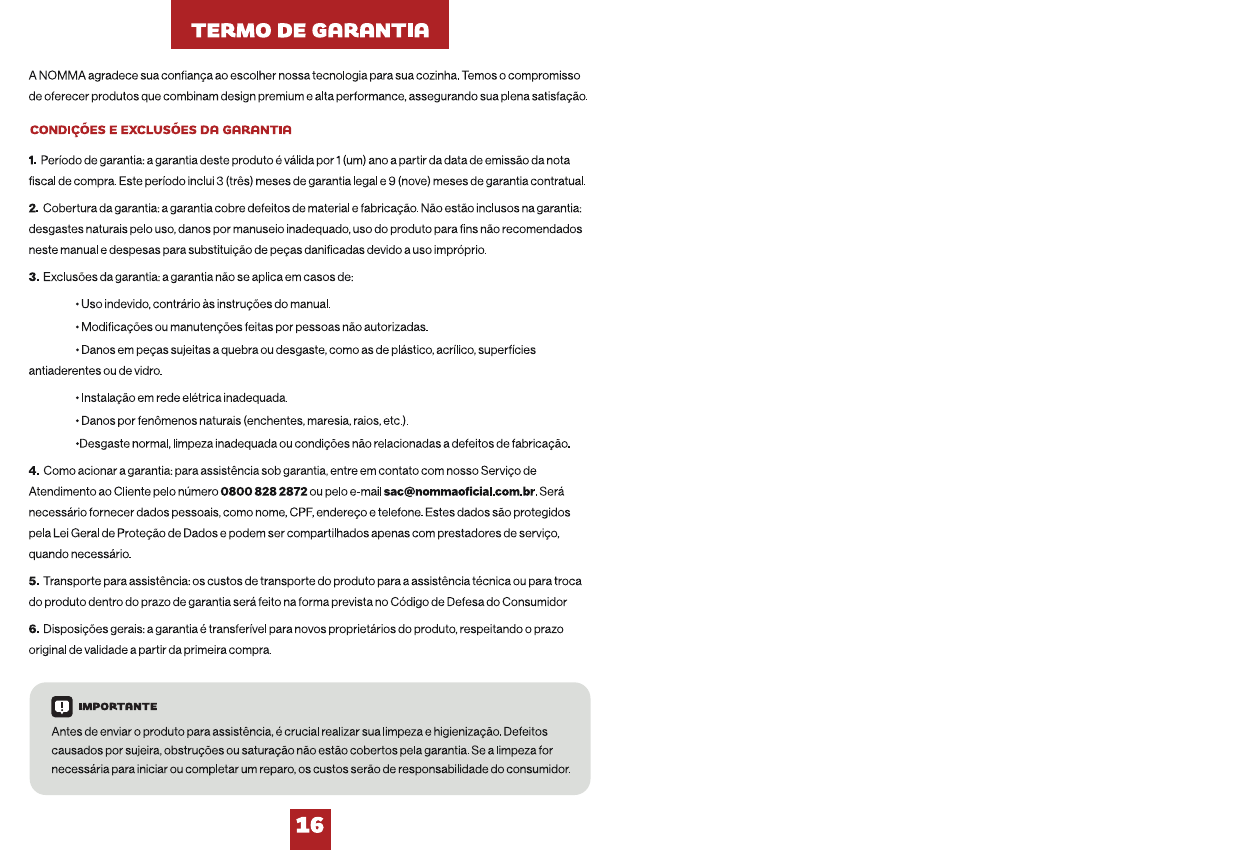 Manual Easy Taste — página 9 de 9